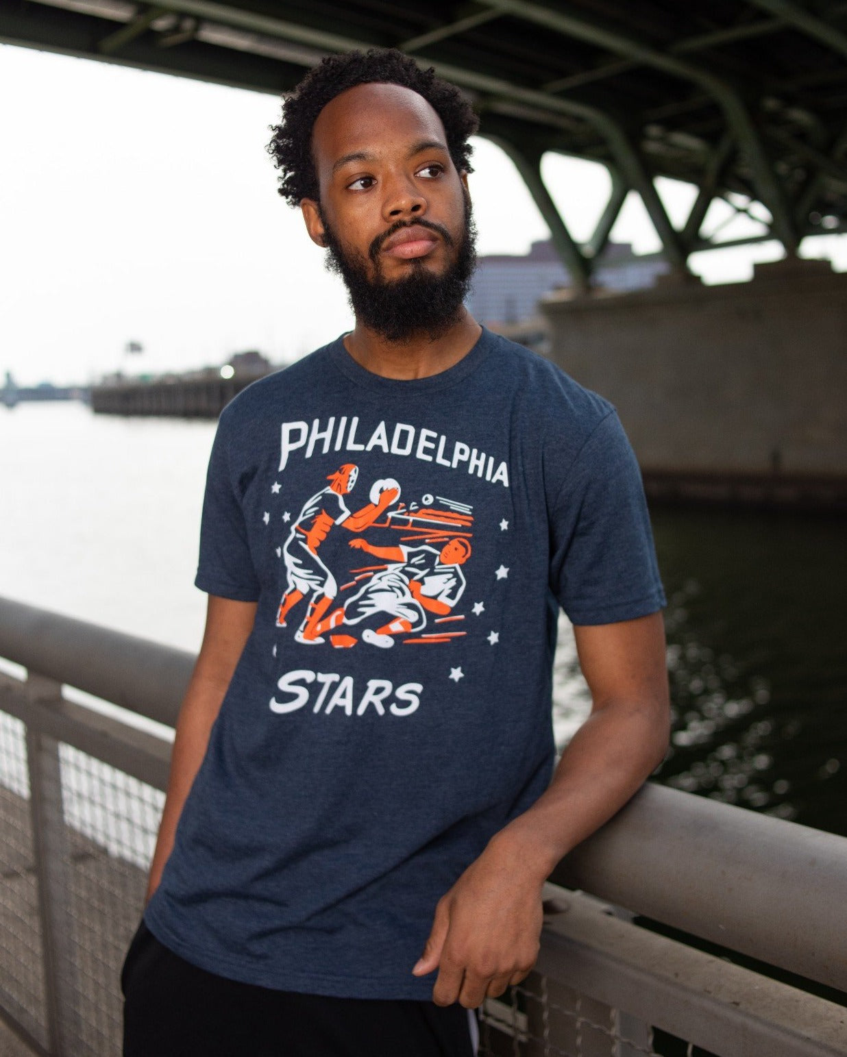 Philadelphia Stars Negro League Baserunner t-shirt