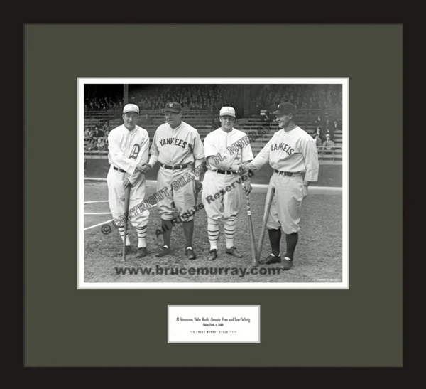 Jimmie Foxx Lou Gehrig Sports Photo - Item # VARPFSAAEG017