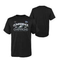 Philadelphia Eagles Youth NFC Conference Champs Black Tee