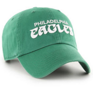 Philadelphia Eagles Kelly Green Script Cleanup hat