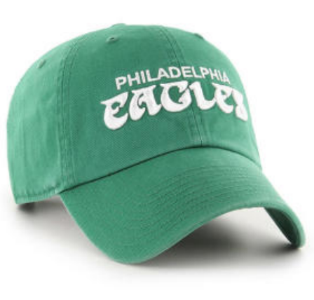 Philadelphia Eagles Kelly Green Cleanup hat with Vintage Logo - Shibe  Vintage Sports