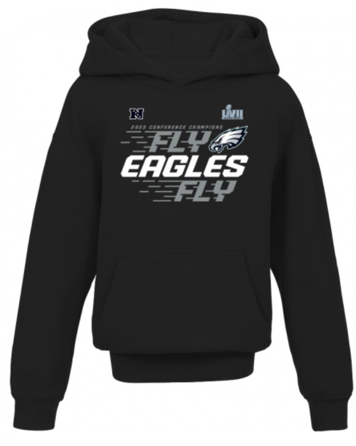 Philadelphia Eagles Youth NFC Conference Champs hooded sweatshirt