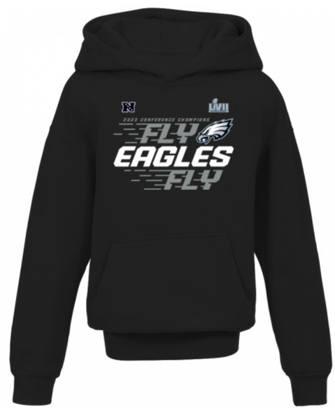 Philadelphia Eagles Youth NFC Conference Champs Hooded Sweatshirt