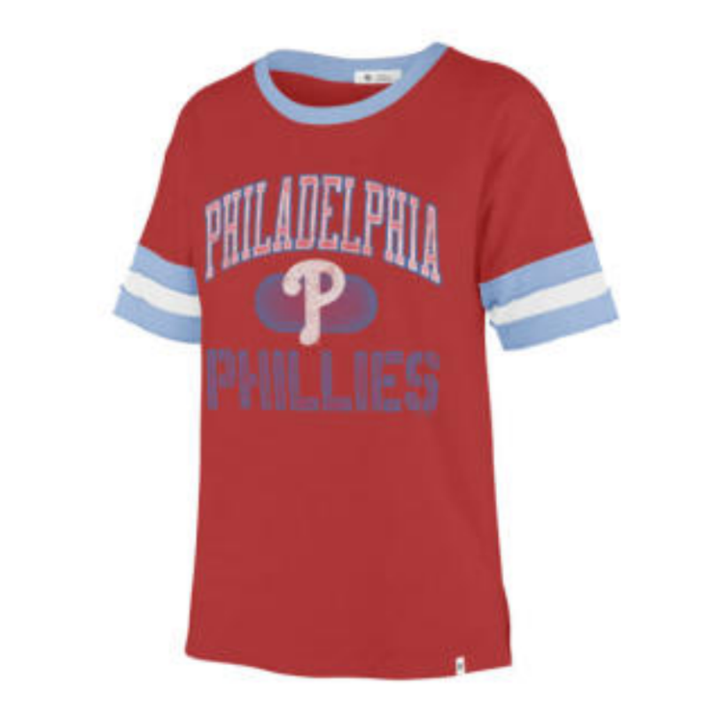 47 Brand Philadelphia Phillies White Frankie Women’s Tee