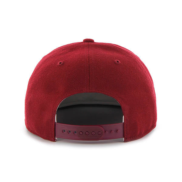 Phillies "Sure Shot" Cardinal Red Snapback hat