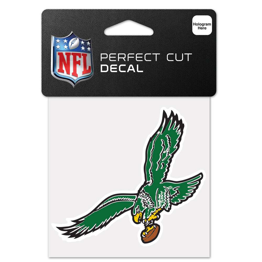 Philadelphia Eagles Retro 4“ x 4” Color Decal