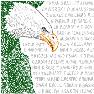 Philadelphia Eagles All-Time Roster Print by Philly Word Art - Shibe  Vintage Sports