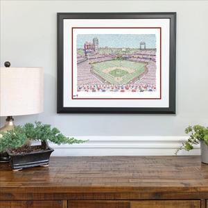 Citizens Bank Park Print by Philly Word Art