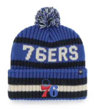 Philadelphia 76ers Quilted Pom Knit Hat