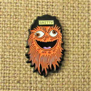 Gritty Face pin