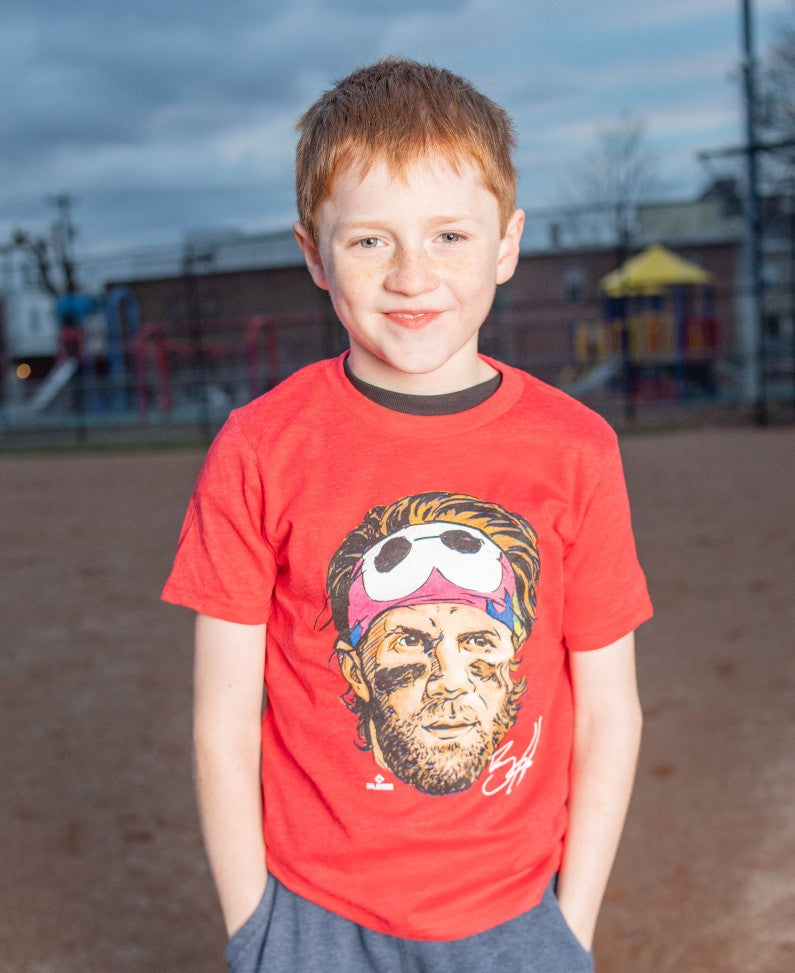 Bryce Harper Headband Red Youth Tee Shibe Vintage Sports