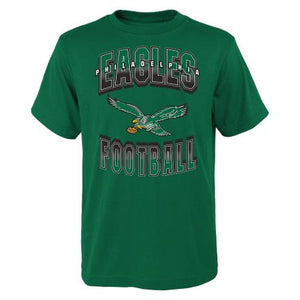 Philadelphia Eagles Youth Kelly Green tee