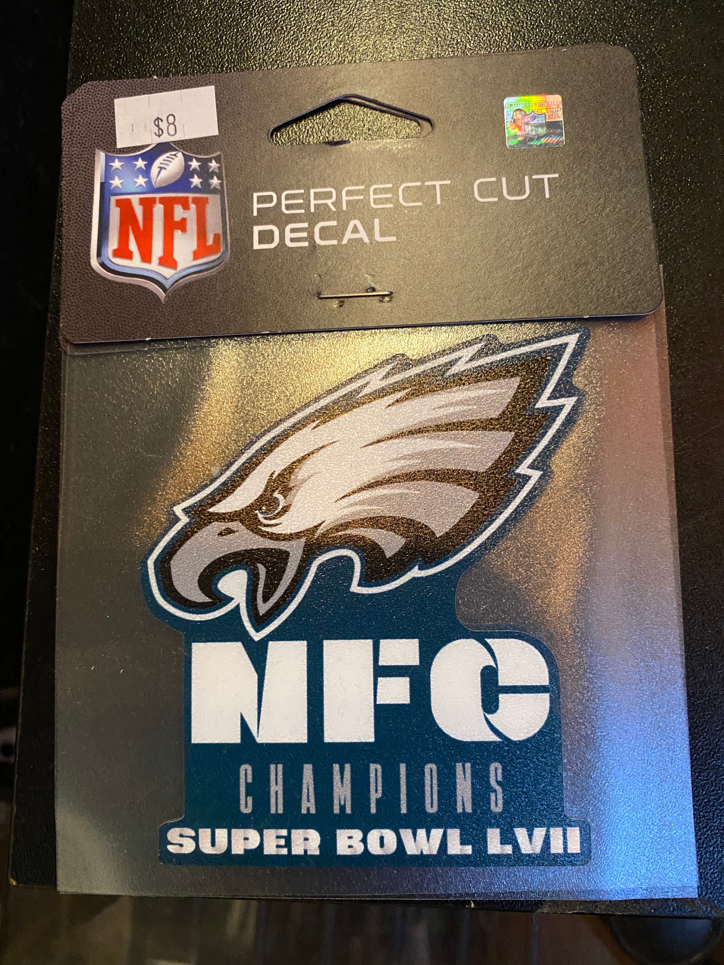 Philadelphia Eagles NFC Champions 4x4 Decal - Shibe Vintage Sports