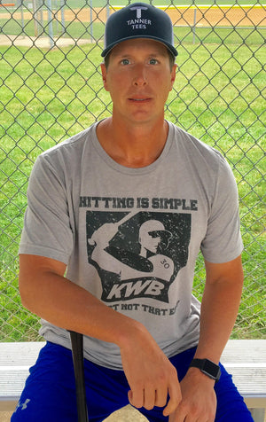 "Hitting Is Simple. It's Just Not That Easy" shirt