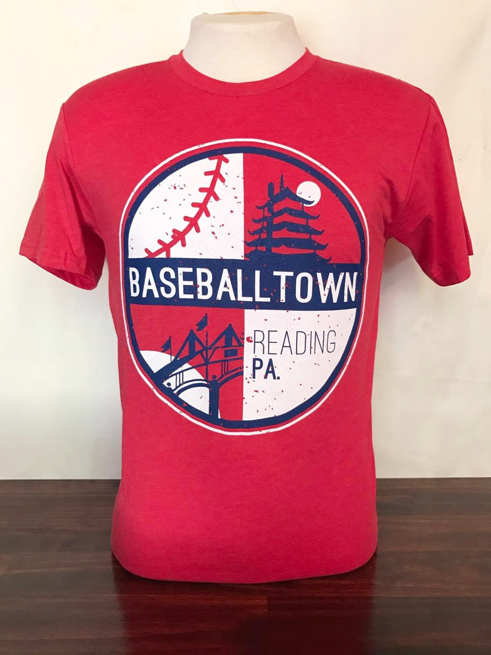 Shibe Vintage Sports Reading Baseballtown T-Shirt