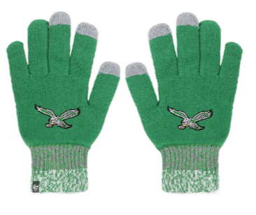 Philadelphia Eagles Static Gloves Green