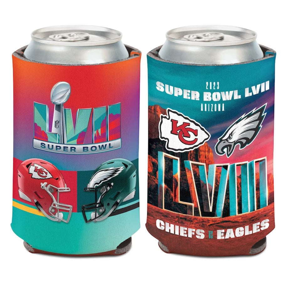 2023 Super Bowl LVII Dueling Teams Chiefs Eagles Pennant Flag